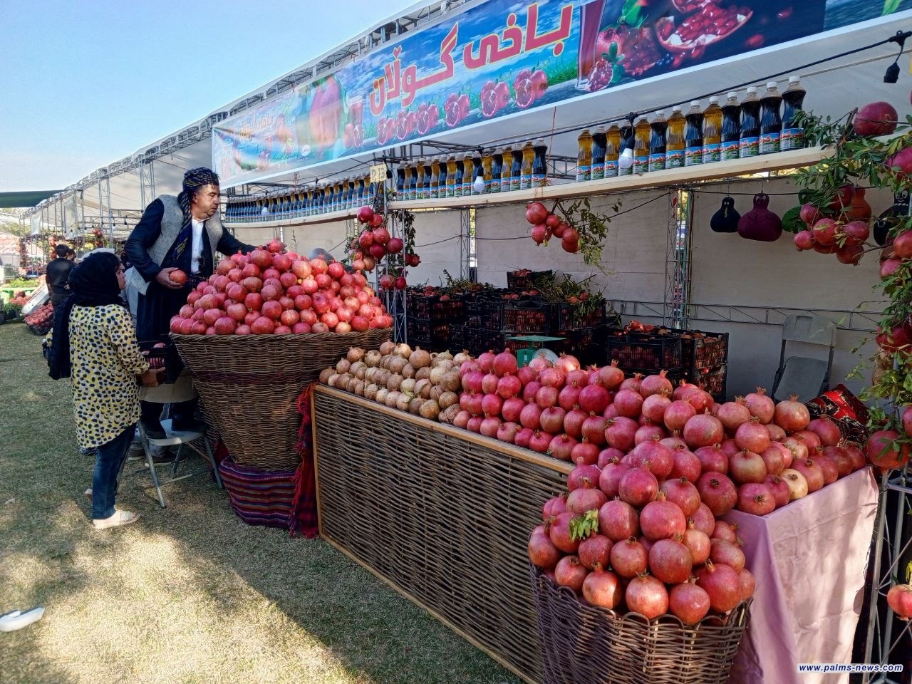انطلاق فعاليات مهرجان الرمان والخريف في حلبجة بنسخته العاشرة